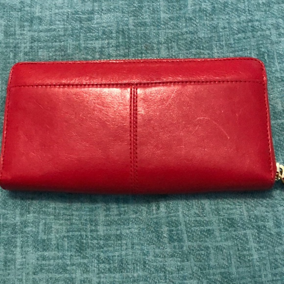 Red Coach leather wallet. NWT - Picture 2 of 4